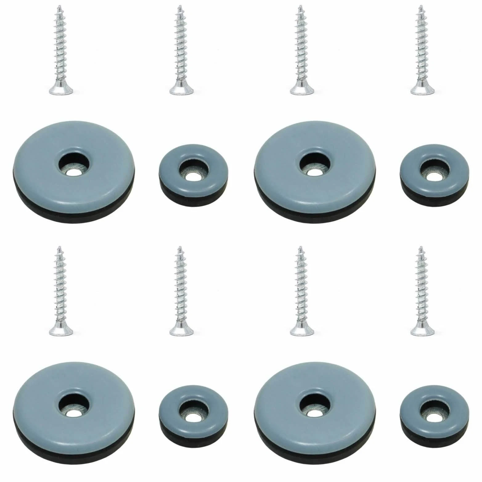 Teflon Furniture Glides - Screw-On PTFE Floor Protector - Chair/Sofa/Table Pads