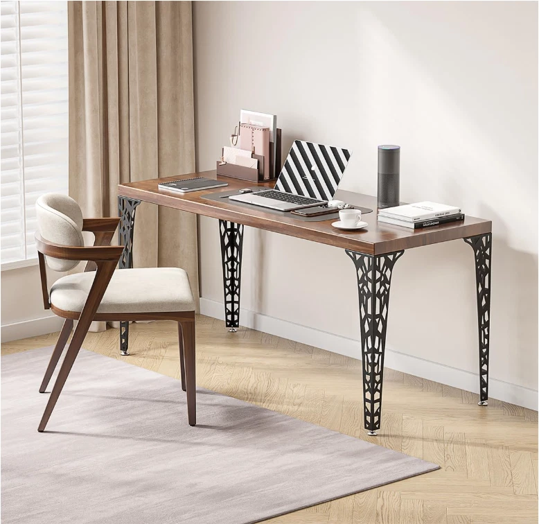 Metal HairpinTable Legs Set of 4–Industrial Dining Furniture Legs, Heavy-Duty...