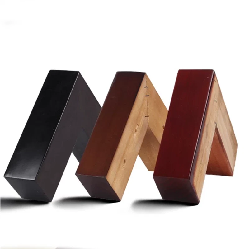 30mm-100mm Solid Wood Sofa Furniture Legs Pads Sofa Couch Cabinet Feet w/Screw, view 2