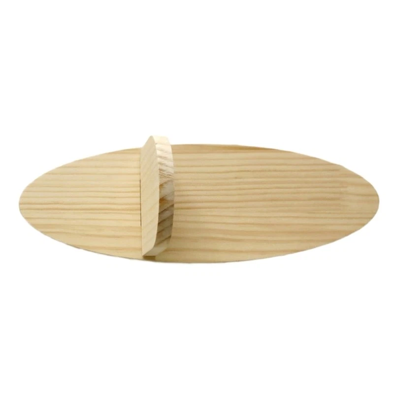 Stylish Oval Wall Mounted Wooden Shelf for Books and Plant Display Storage Rack, view 9