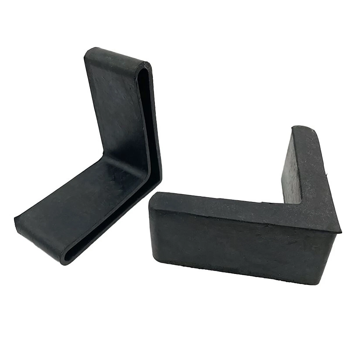 Black Silicone Chair Leg Caps Covers Table Feet Floor Protectors Triangles, view 5