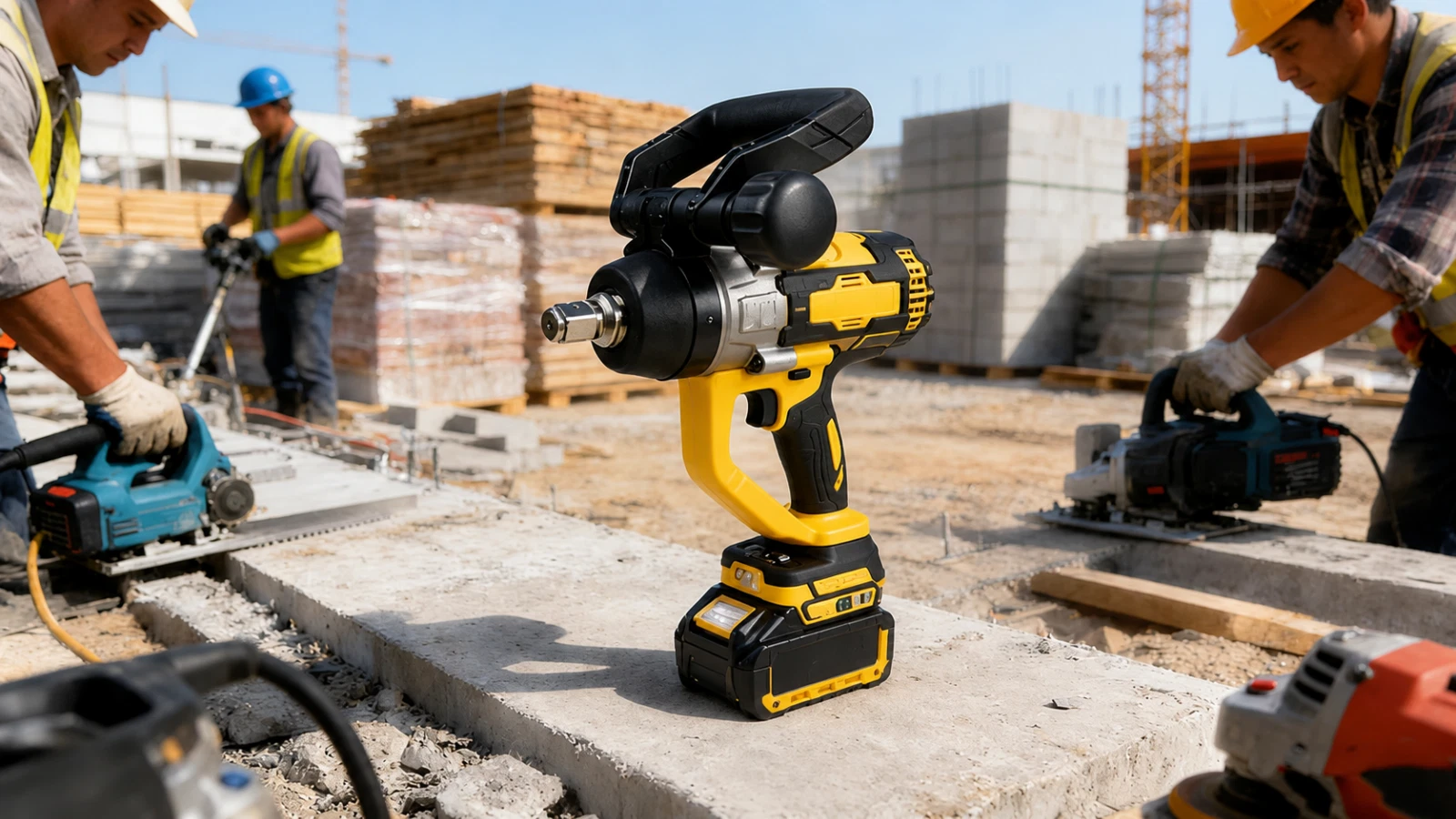 3000Nm (2213 ft-lbs) Brushless Cordless 1" Impact Wrench Tool Heavy Duty Tool, view 12
