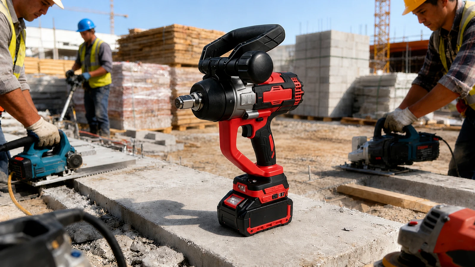 3000Nm (2213 ft-lbs) Brushless Cordless 1" Impact Wrench Tool Heavy Duty Tool, view 23