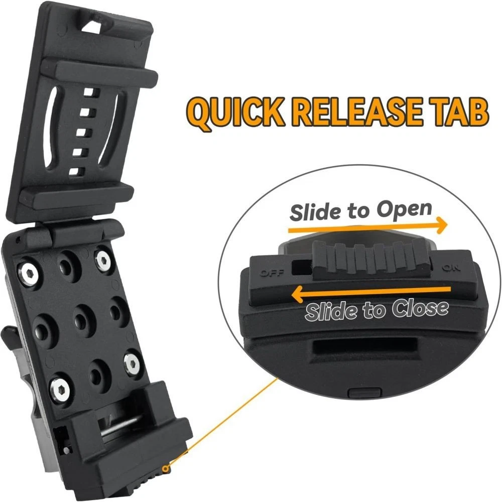Universal Impact Holster Tool Belt Clip Hook For DeWalt Makita Milwaukee Bosch, view 5