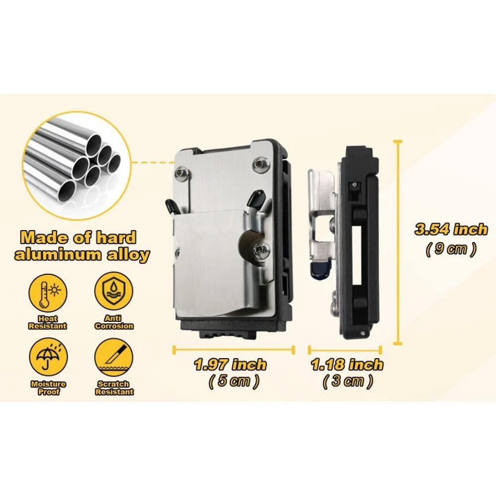 Universal Impact Holster Tool Belt Clip Hook For DeWalt Makita Milwaukee Bosch, view 8