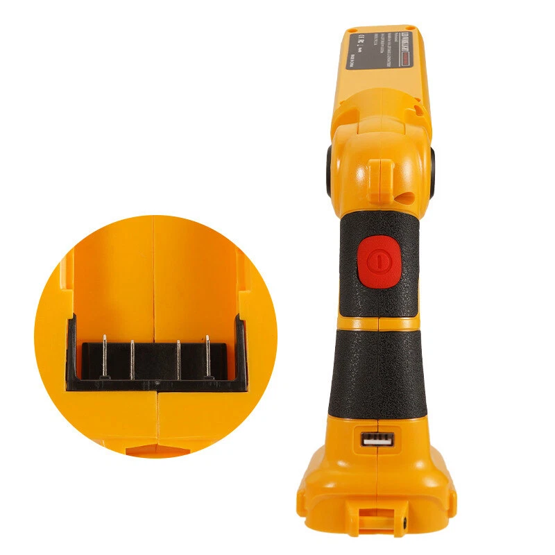 Flashlight Led Work Light For Milwaukee For Dewalt For Makita For Bosch Battery, view 17