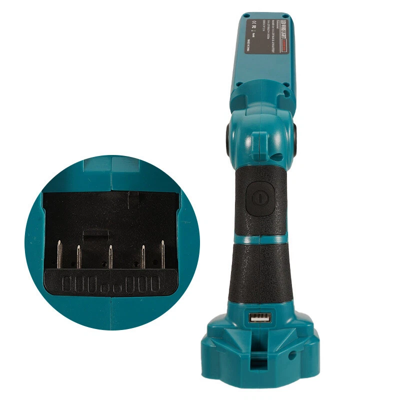 Flashlight Led Work Light For Milwaukee For Dewalt For Makita For Bosch Battery, view 20