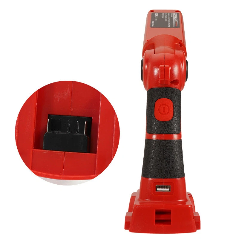 Flashlight Led Work Light For Milwaukee For Dewalt For Makita For Bosch Battery, view 23