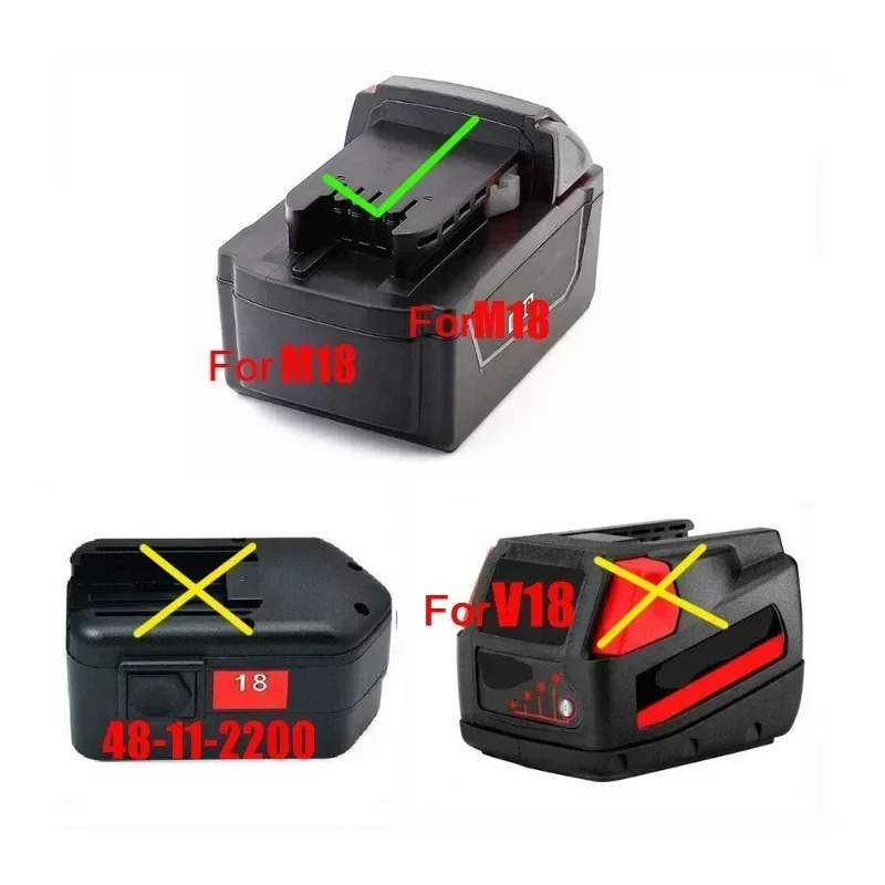 72 Bead Car LED Work Light Flashlight Torch For Milwaukee 18V 20V Li-ion Battery, view 41