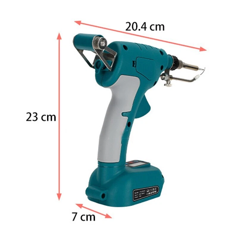 Soldering Iron Gun Welding Tool for Milwaukee 20V Li-ion Battery Digital Display, view 6