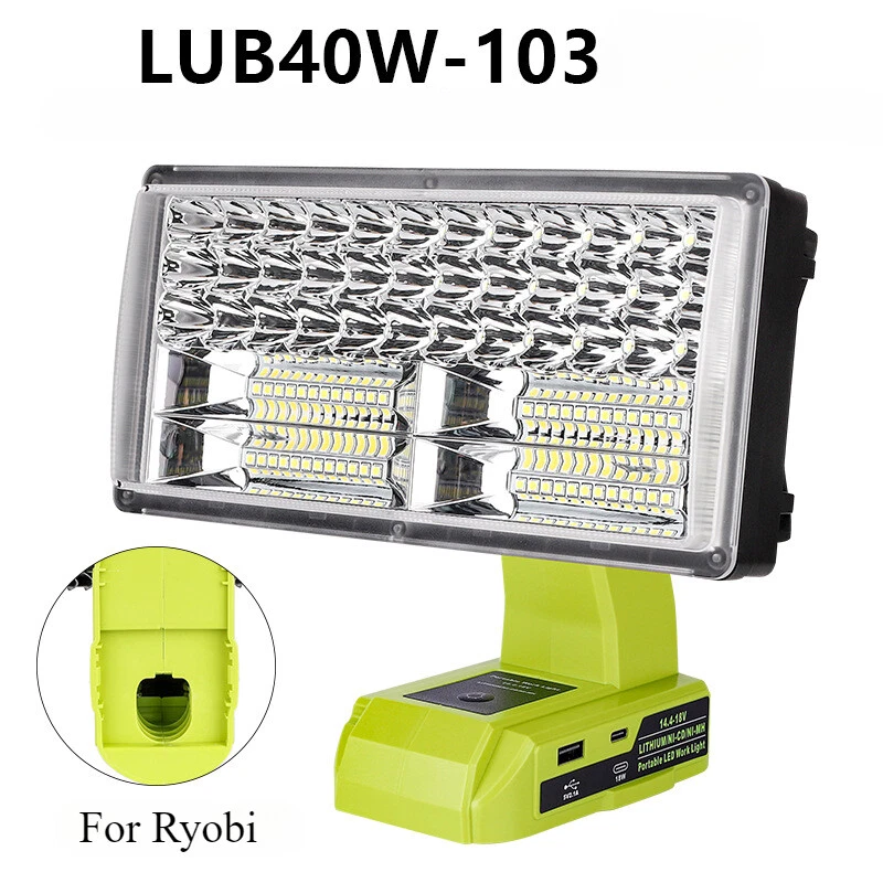 4200LM Cordless LED Work Light Flashlights Floodlight for Dewalt 18v 20V Battery, view 26