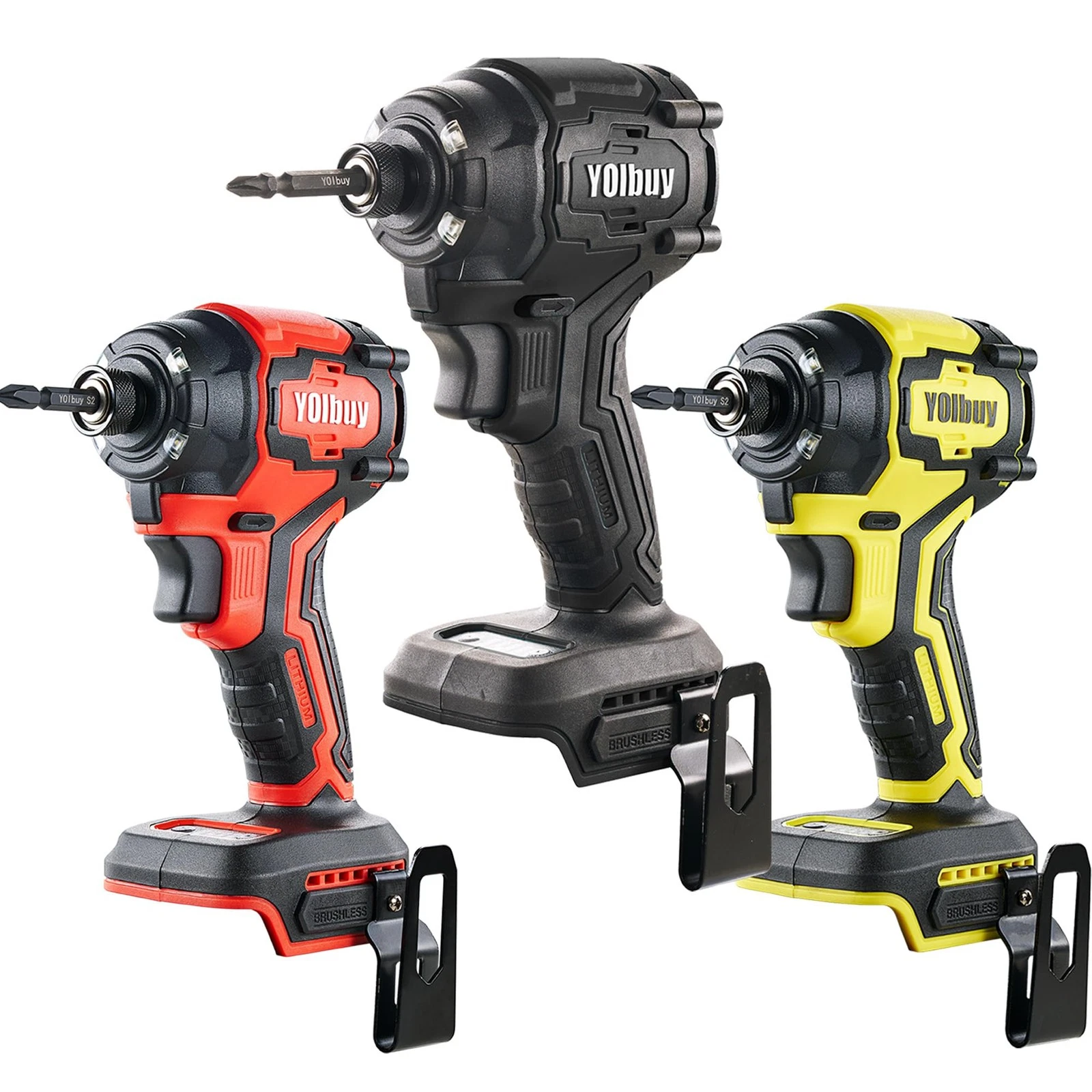 YOIbuy Cordless Impact Driver 1/4 inch, Compact Design, Head length Only 4-1/..., view 8