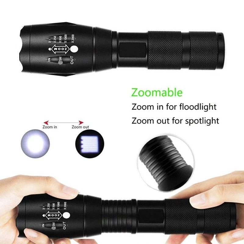 WATERPROOF TACTICAL FLASHLIGHT, view 8