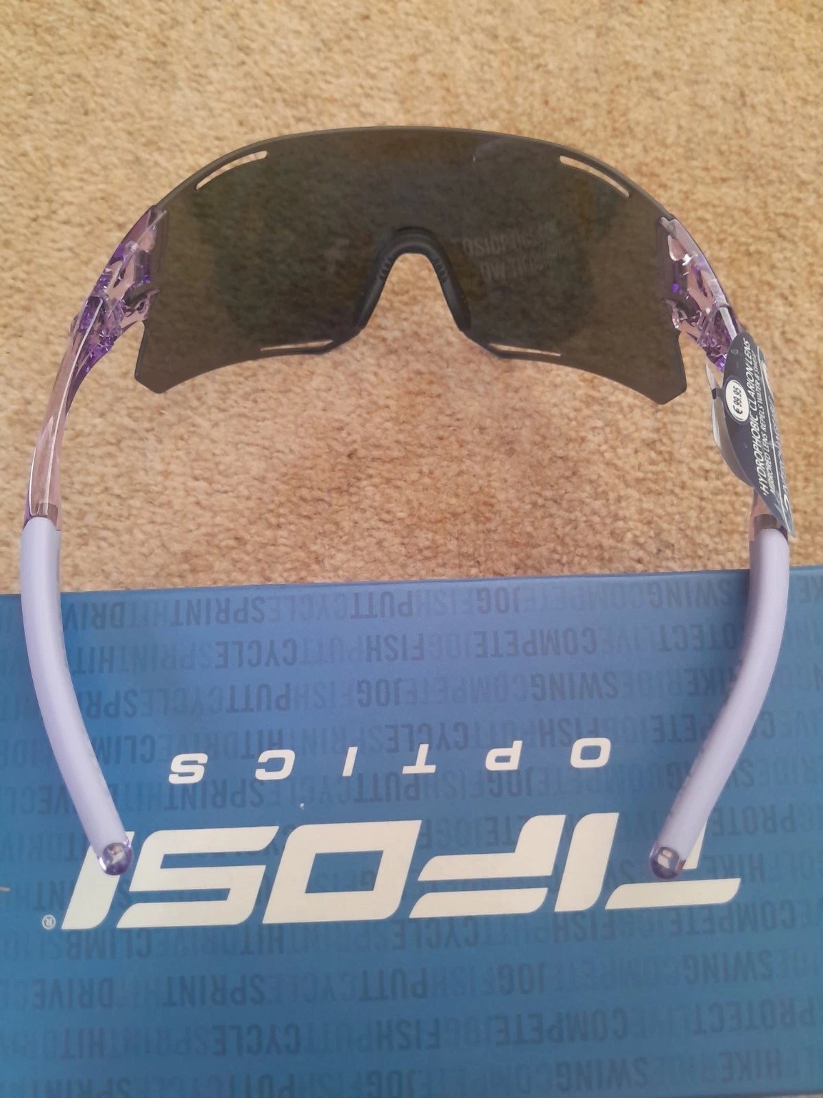 Tifosi Rail Tinted 2x Lenses Sunglasses Cycling Casual Running Outdoors Purple, view 6