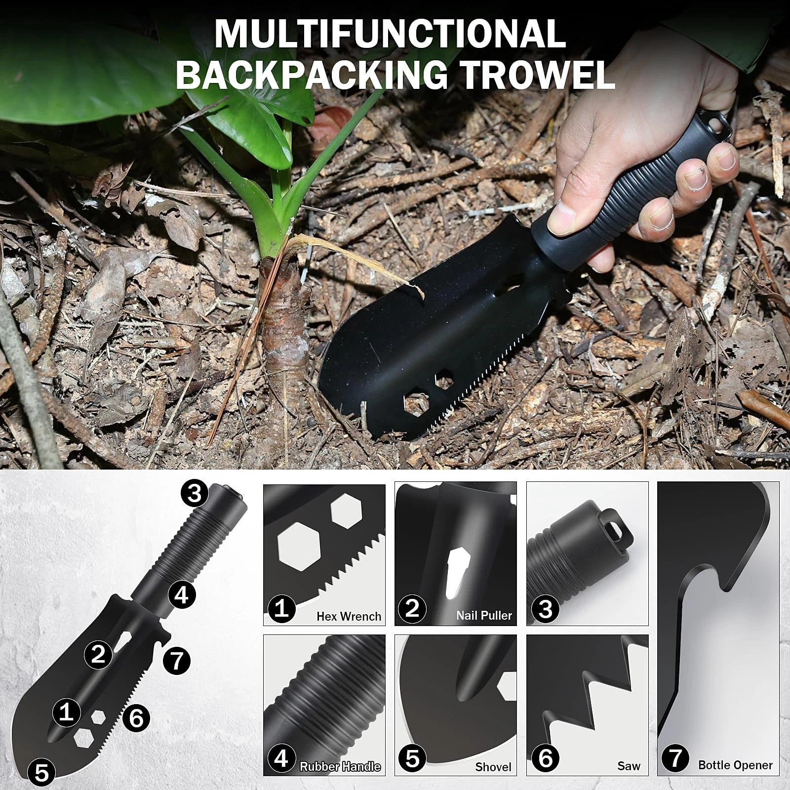 Hunting Hiking Camping Fishing Backpack Equipment Supplies Outdoors Survival Kit, view 8