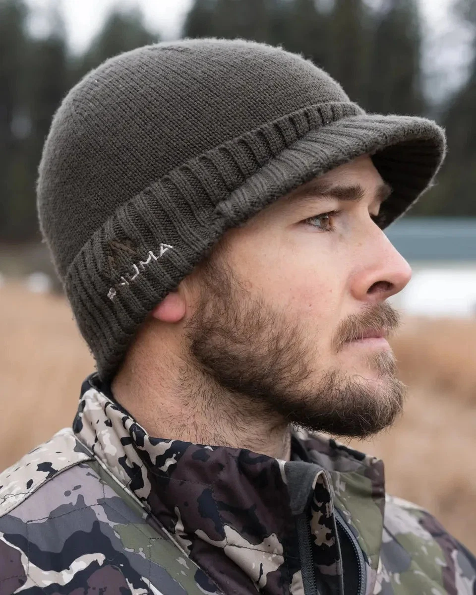 Pnuma Outdoors Merino Wool Visor Beanie, Pine Creek, OSFM (ME-VB-PC), view 5