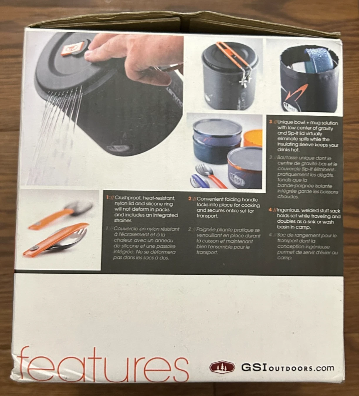 GSI Outdoors Pinnacle Dualist Cooking + Eating Set for 2 People | New in Box